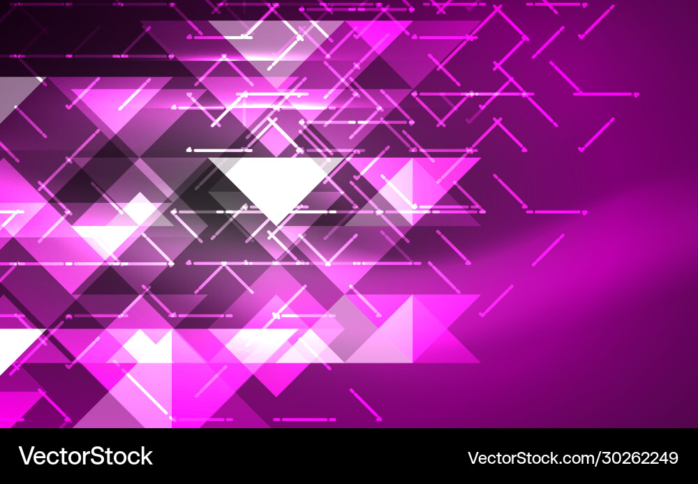 Abstract background mosaic triangle pattern vector image