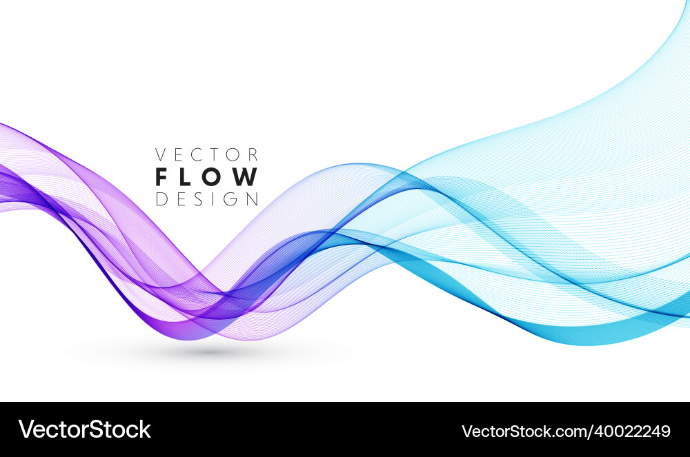 Abstract colorful flowing wave lines Abstract colorful flowing wave lines vector image
