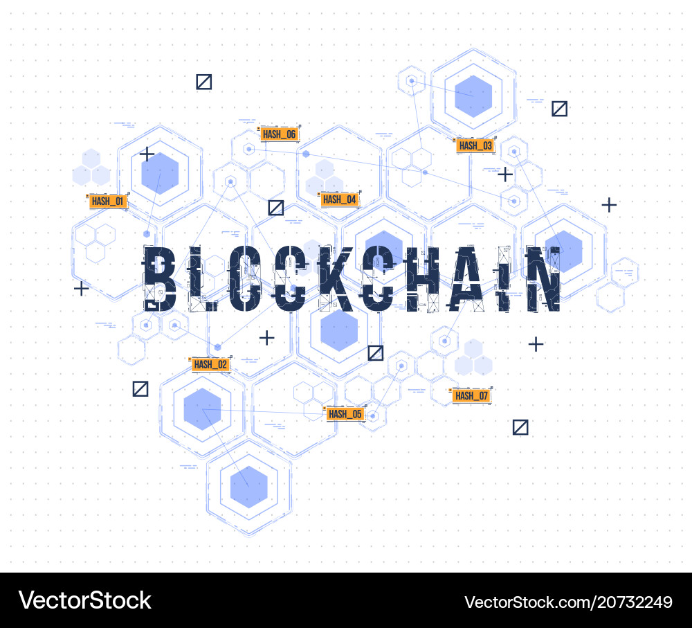 Abstrakte Schaltung Netzwerk Blockchain-Konzept Abstrakte Schaltung Netzwerk Blockchain-Konzept vektorbild
