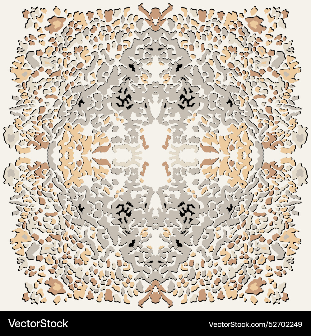 Decorative element - square tile pattern vector image