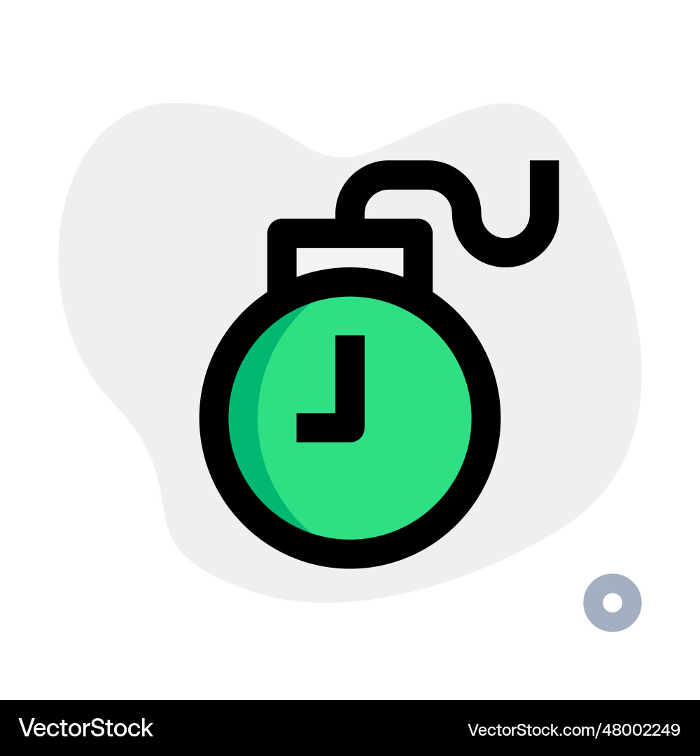 Network destruction with a program timer bomb Vector Image
