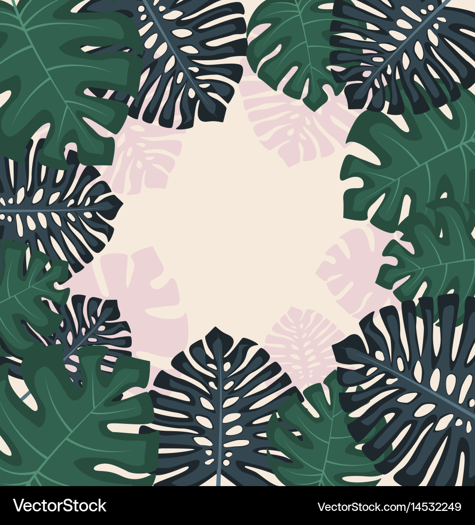 Palm leaf decoration Vector Image
