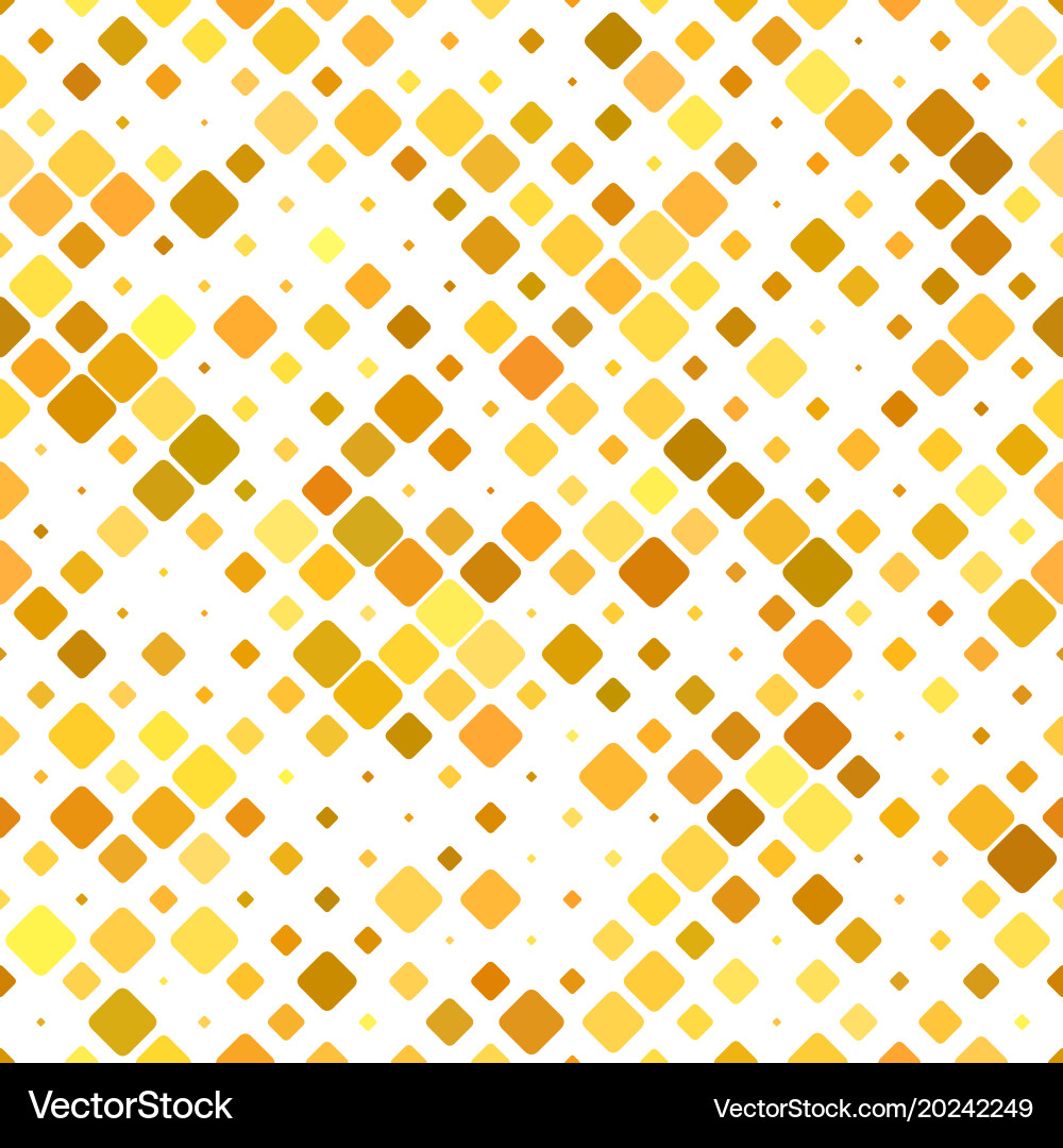 Repeating diagonal square mosaic pattern vector image