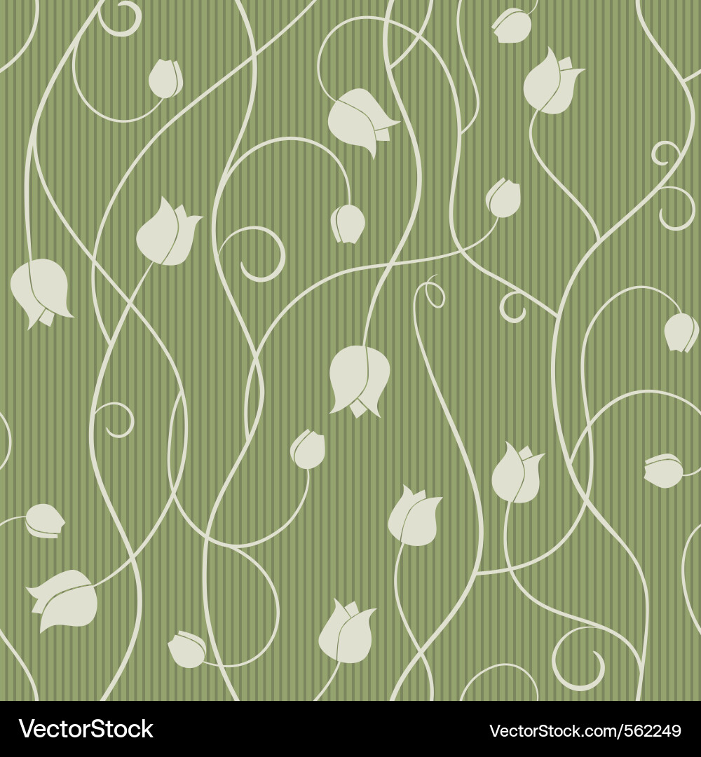 Retro Floral Seamless Pattern Royalty Free Vector Image