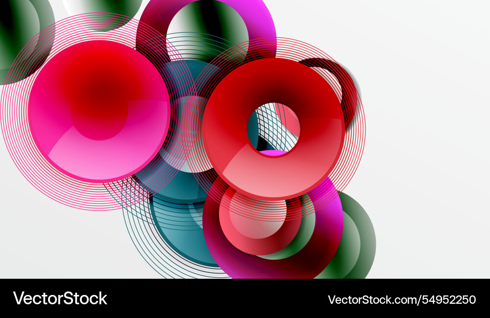 Abstract composition of overlapping circles Abstract composition of overlapping circles Vector Image