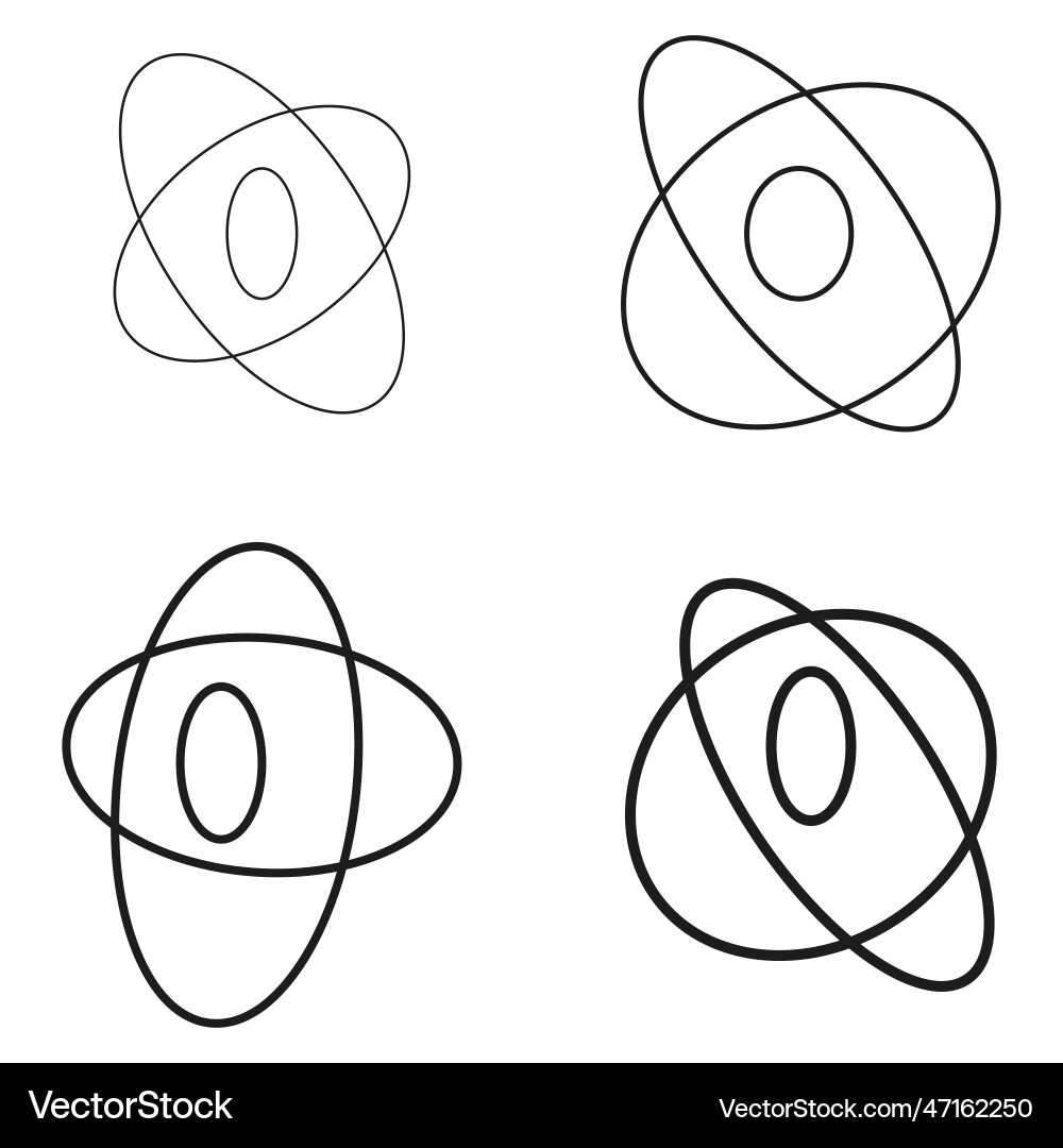 Abstract random circles geometric circular element Abstract random circles geometric circular element vector image