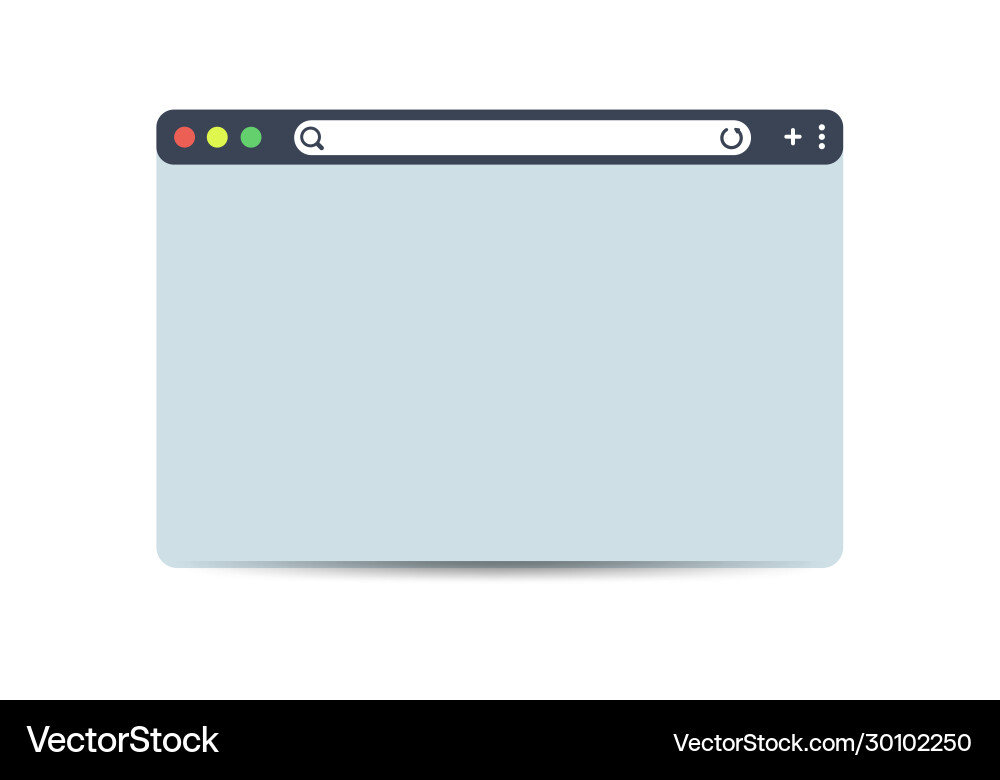 Browserfenster isolierte Web-Elemente Browserfenster isolierte Web-Elemente vektorbild