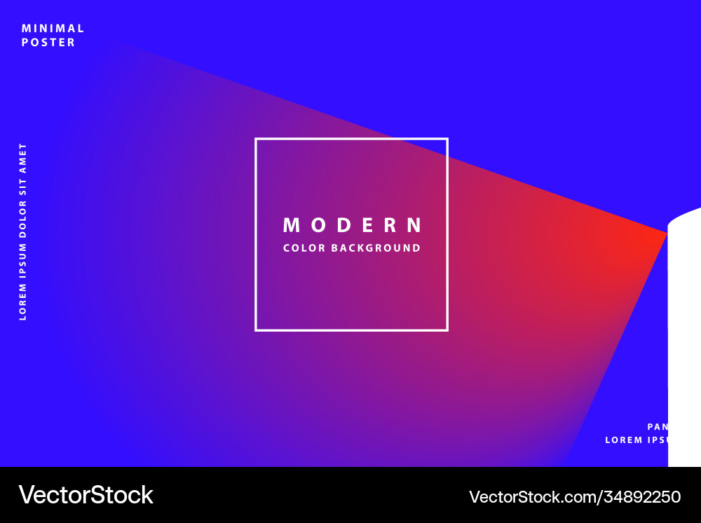 Gradient background modern with colorful style Vector Image