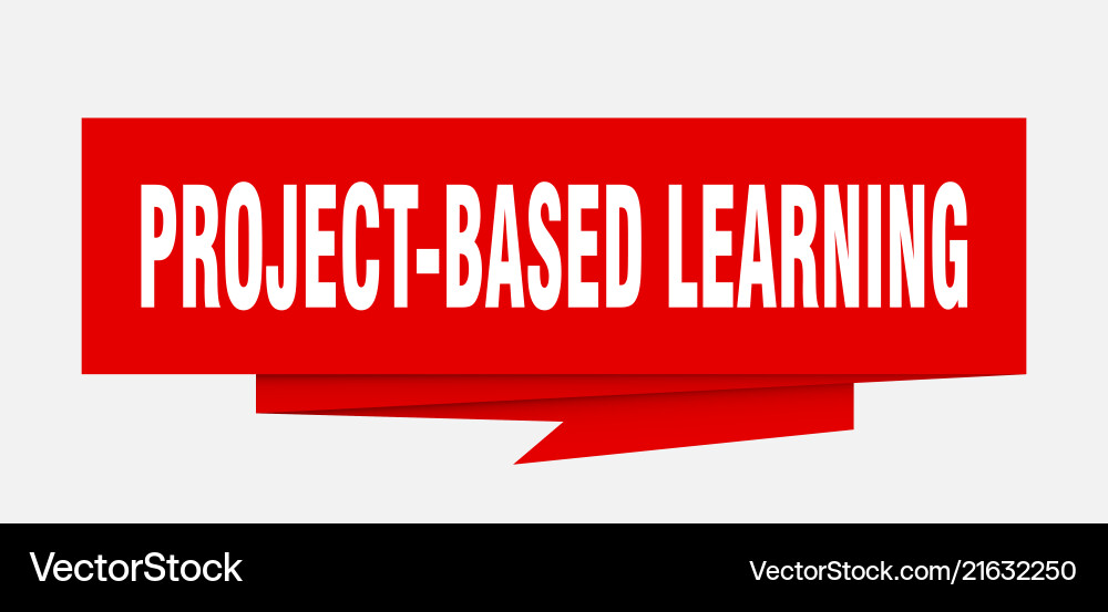 Project-based learning vector image