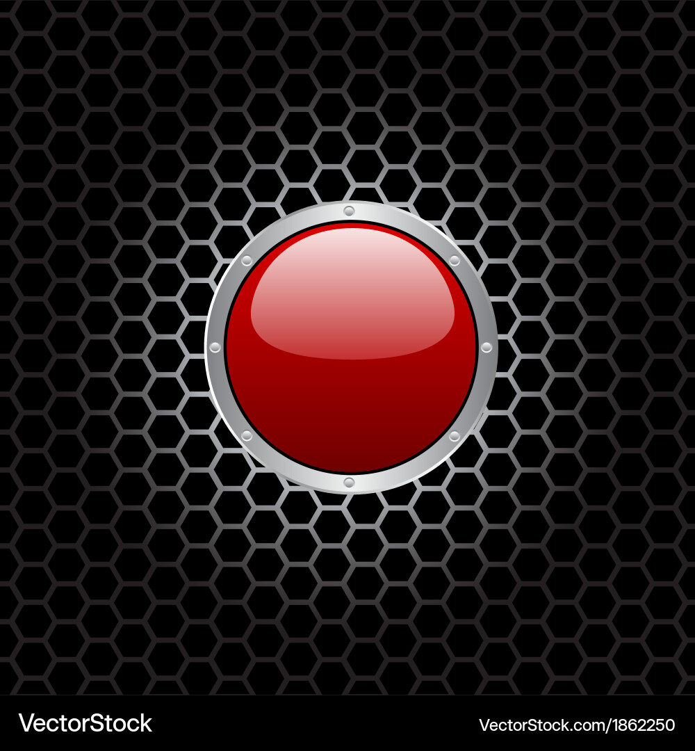 Red button Vector Image