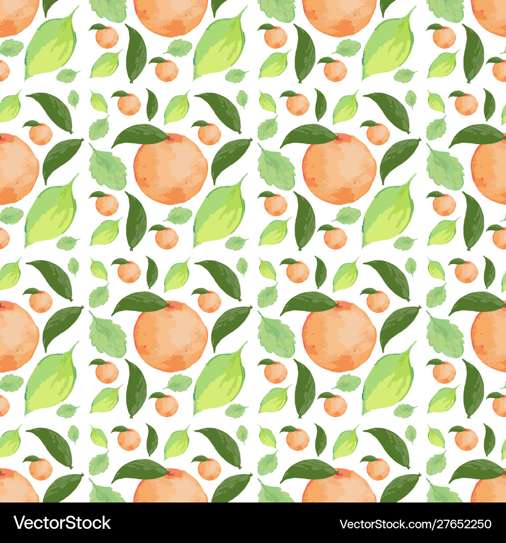 Seamless background design with oranges Seamless background design with oranges vector image
