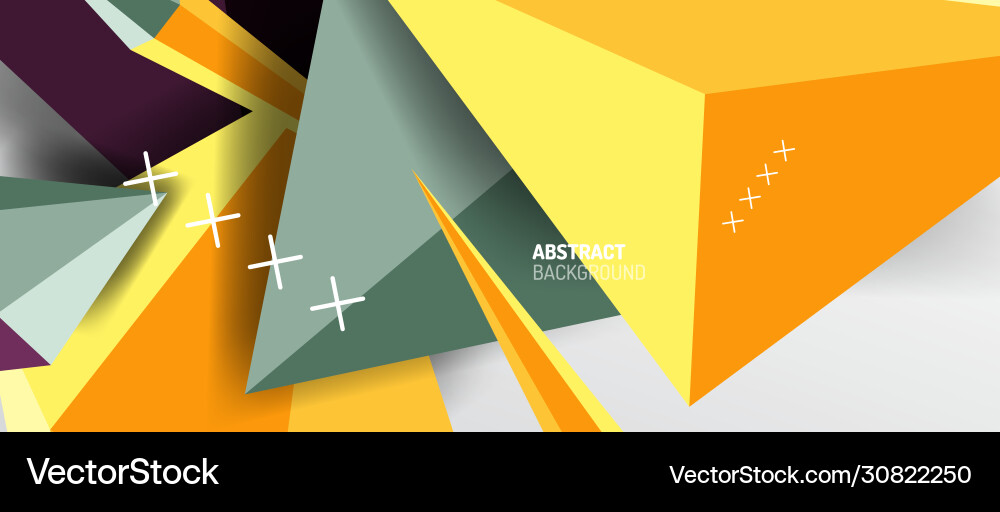 Trendy simple triangle abstract background Trendy simple triangle abstract background Vector Image