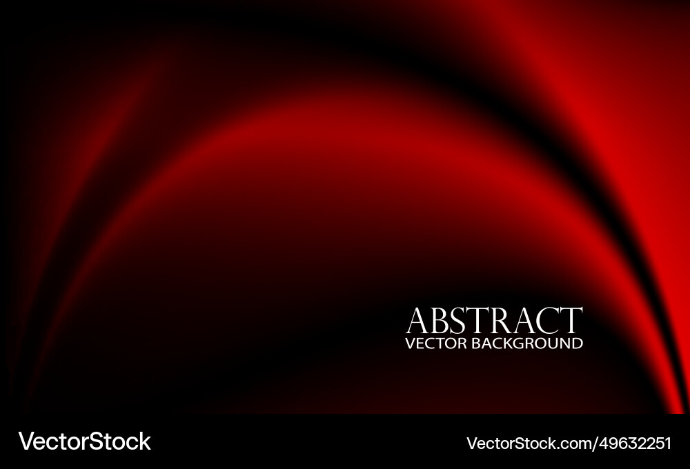 Abstract background red color line curve vector image