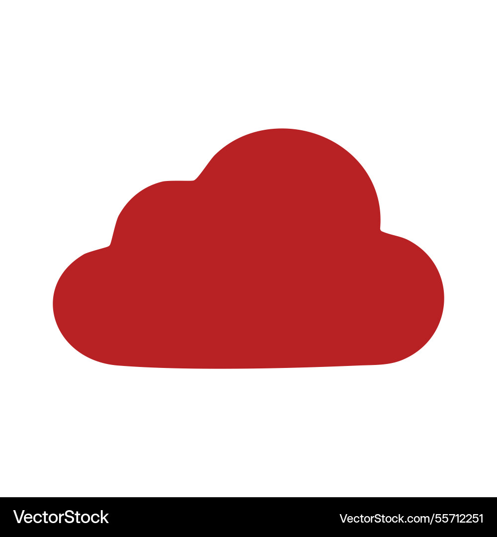 Cloud computing isolated icon design Cloud computing isolated icon design vector image