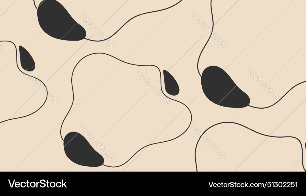 Seamless pattern boho background with shapes vector image