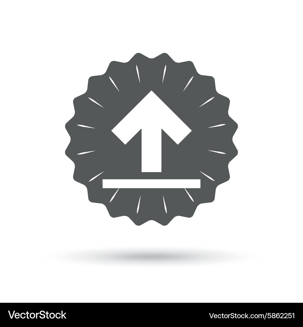 This side up sign icon fragile package symbol vector image