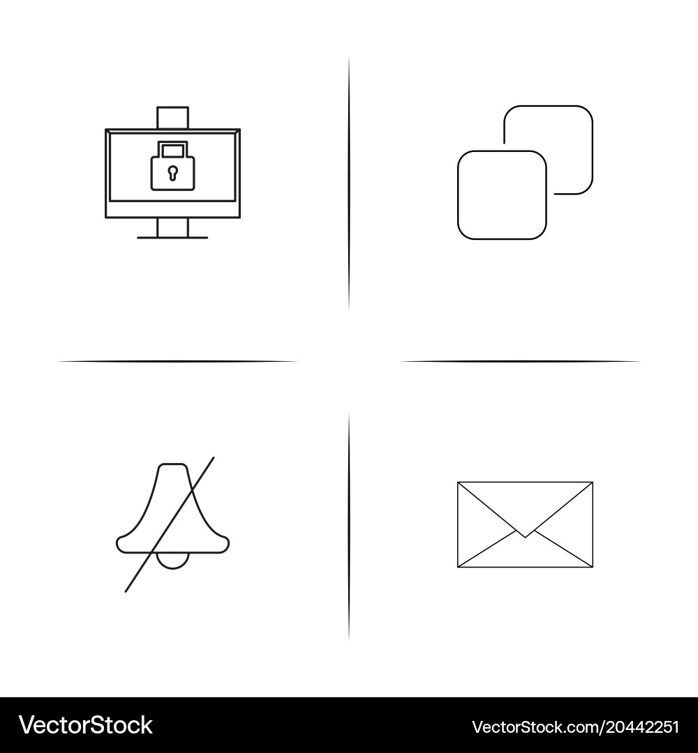 Web und Text einfache lineare Icon setsimple Umriss vektorbild