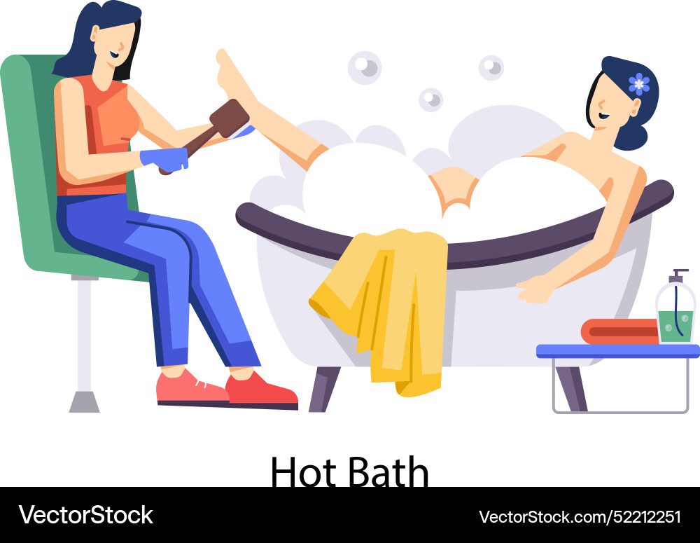 Webcharacter based flat of salon goss Vector Image
