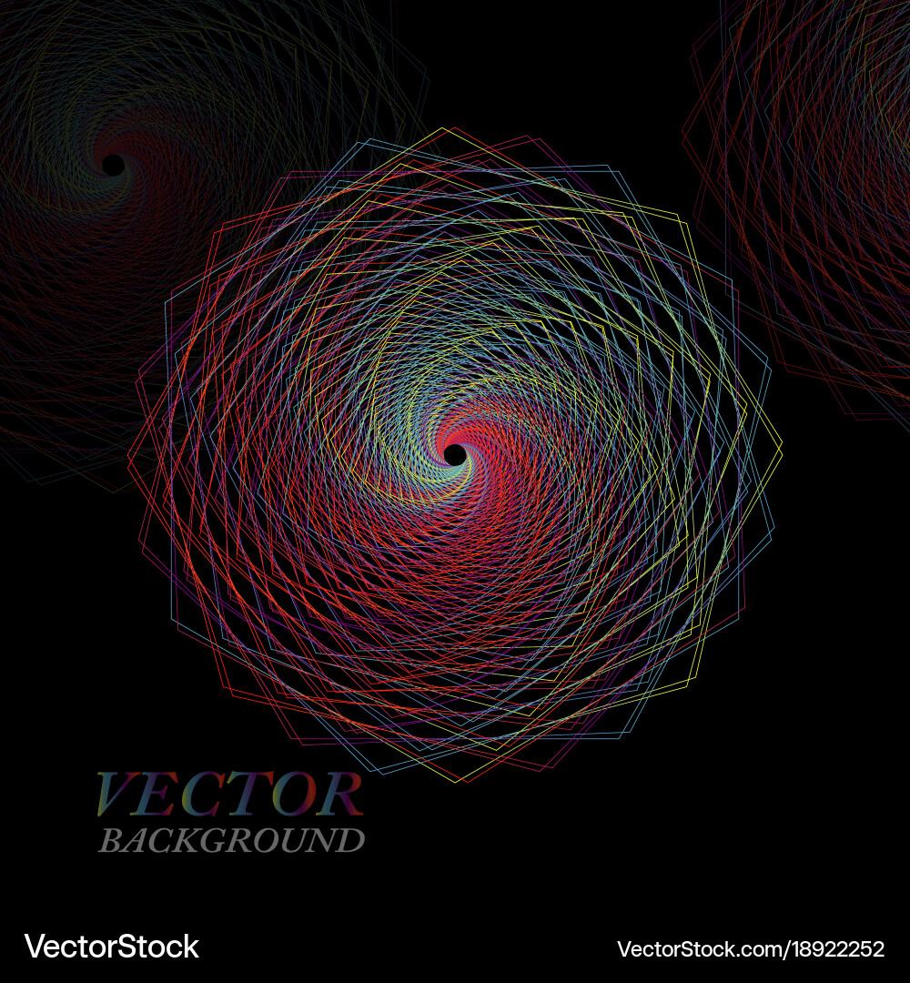 Abstract color background geometric lines Vector Image