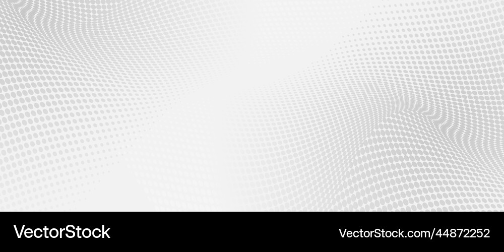 Abstract Halftone Wave Pattern Vector Image