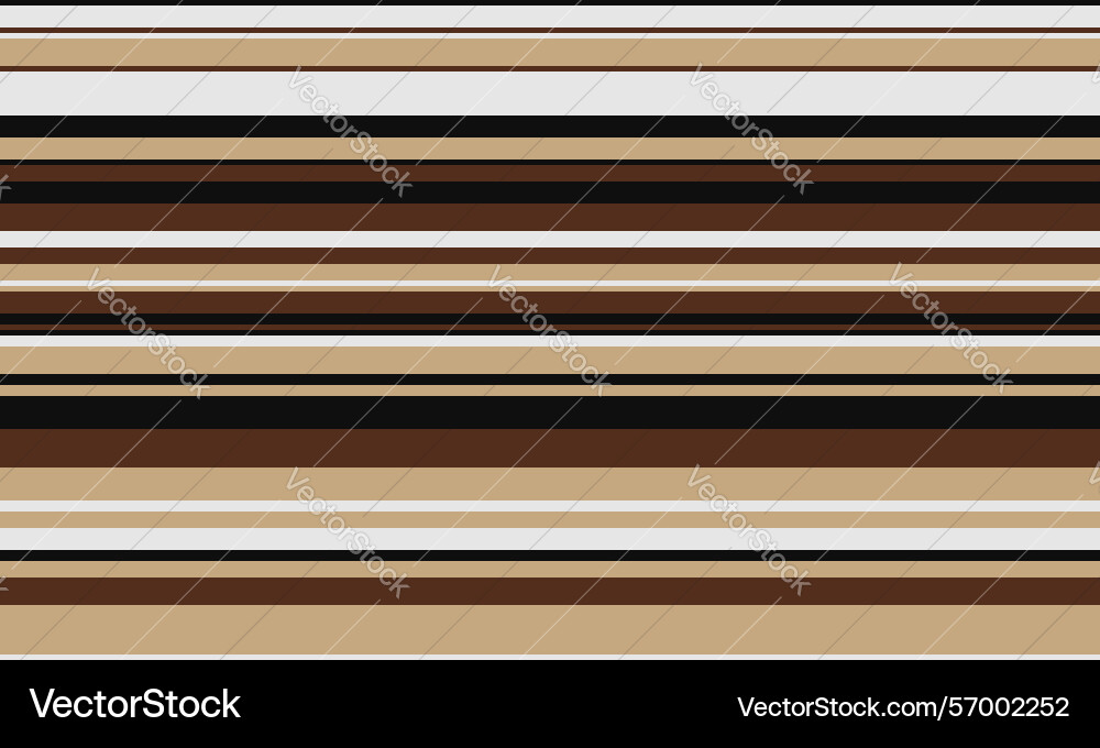Abstract horizontal stripe pattern in earthy vector image