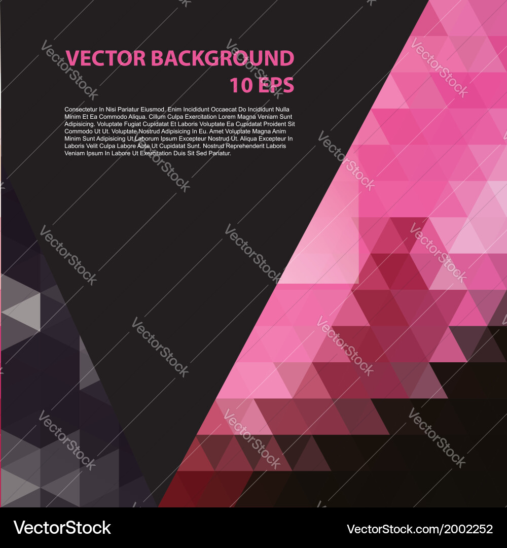 Geometric colorful pattern background vector image