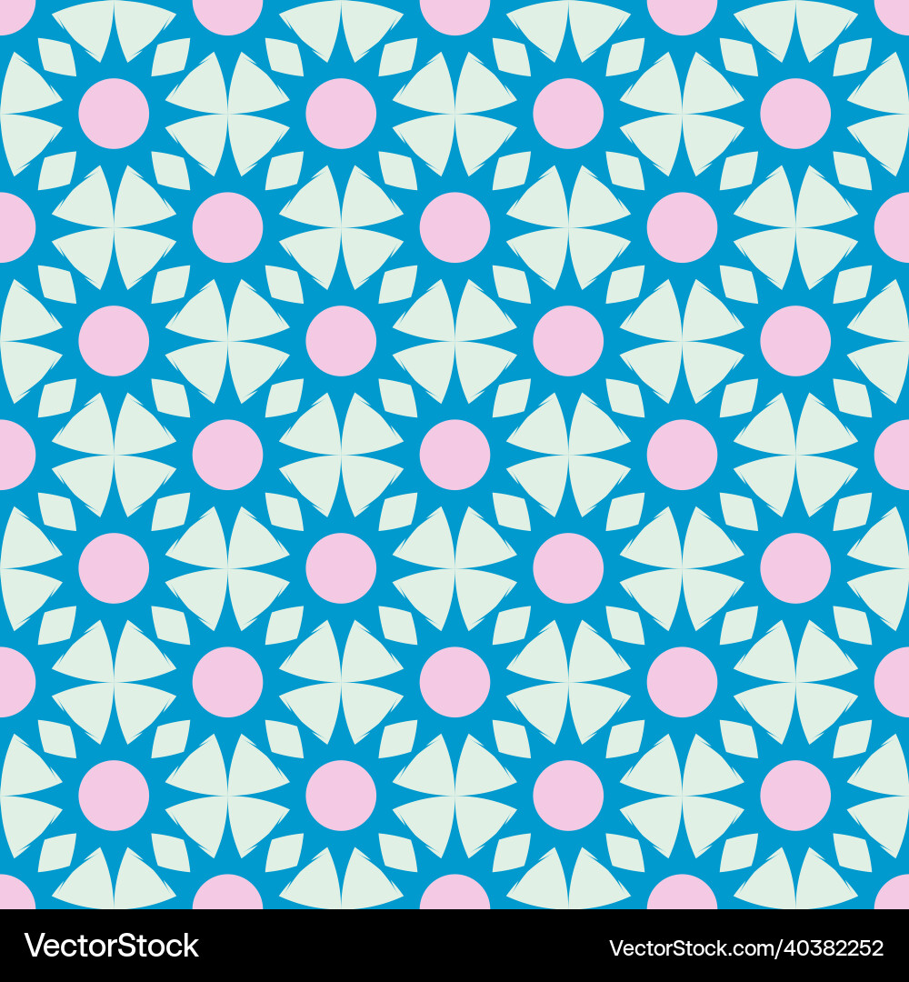 Geometric seamless pattern for wrapping wallpaper Vector Image
