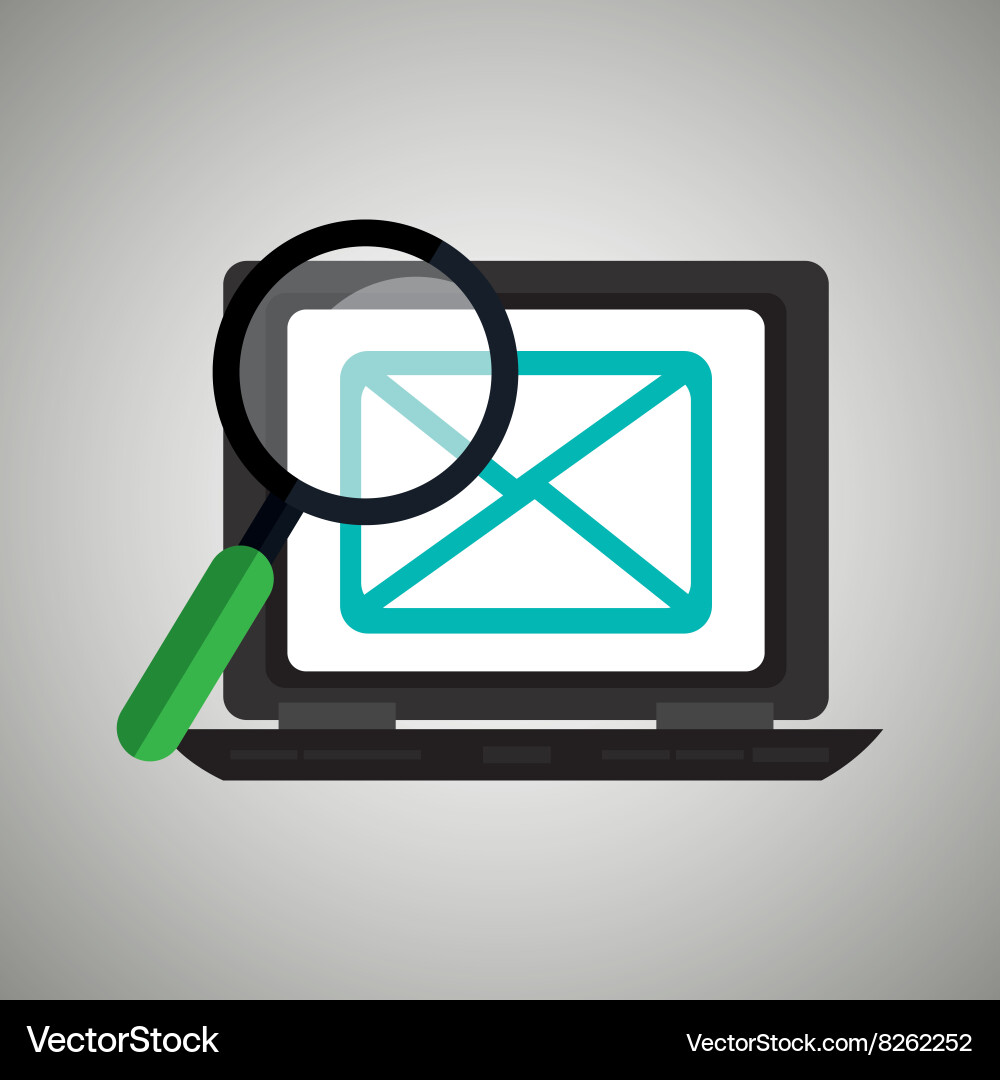 Portable computer design Vector Image