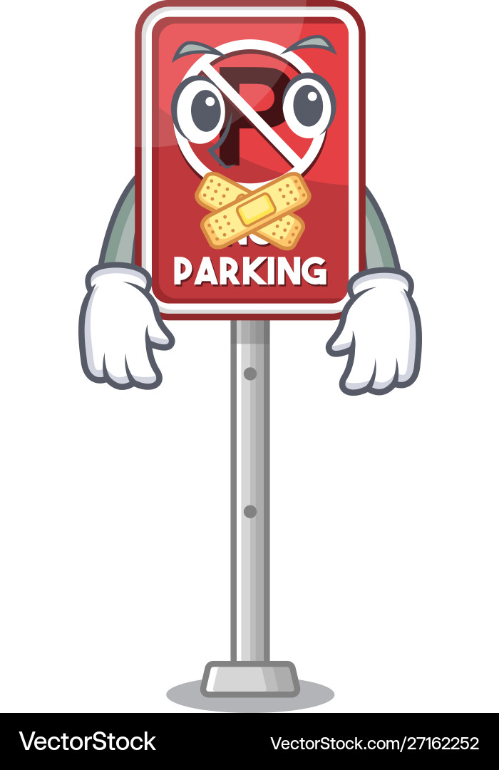 Still kein Parkplatz Cartoon Seite Straße Still kein Parkplatz Cartoon Seite Straße vektorbild