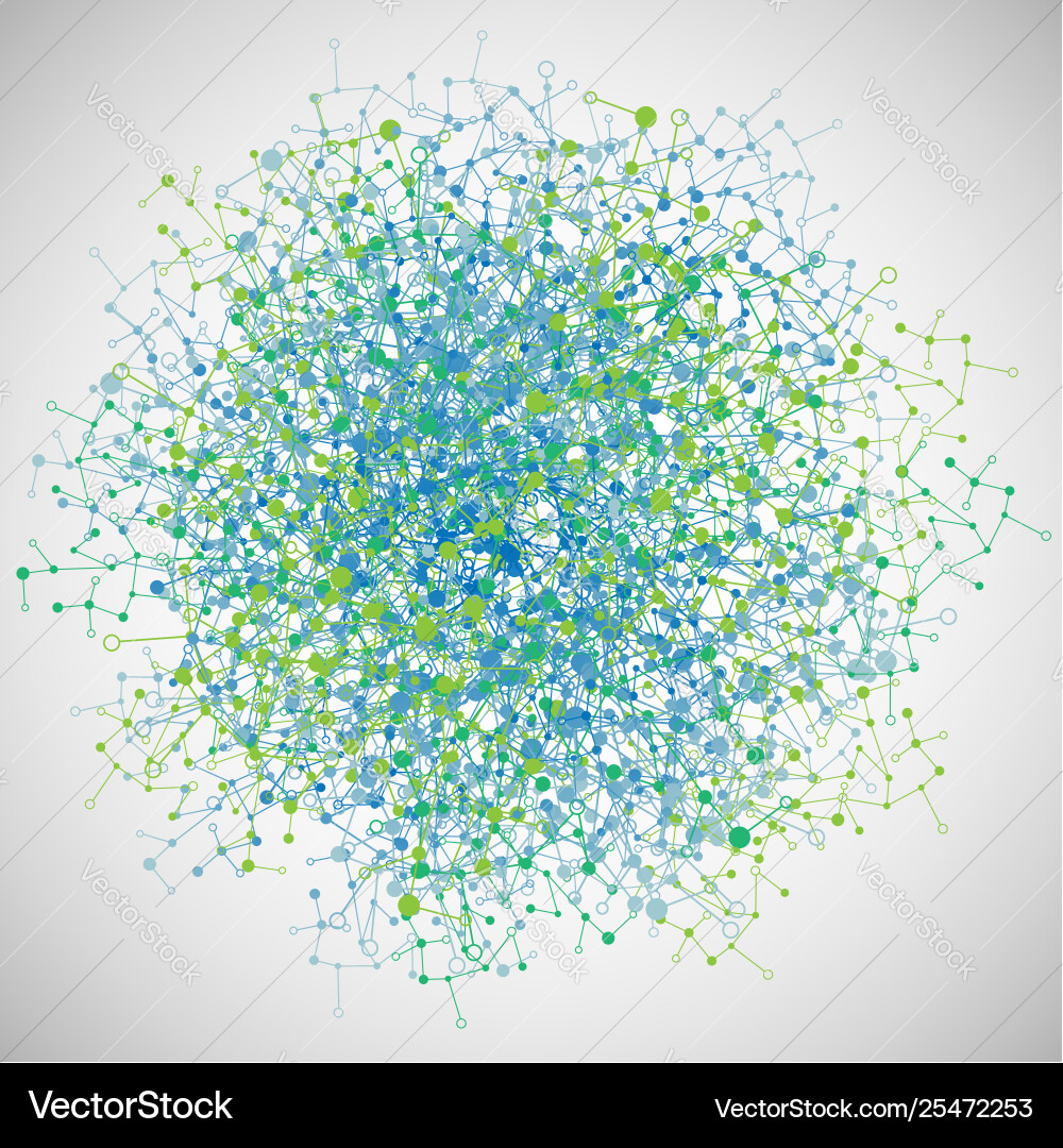 Abstract polygonal background with connected dots Abstract polygonal background with connected dots Vector Image