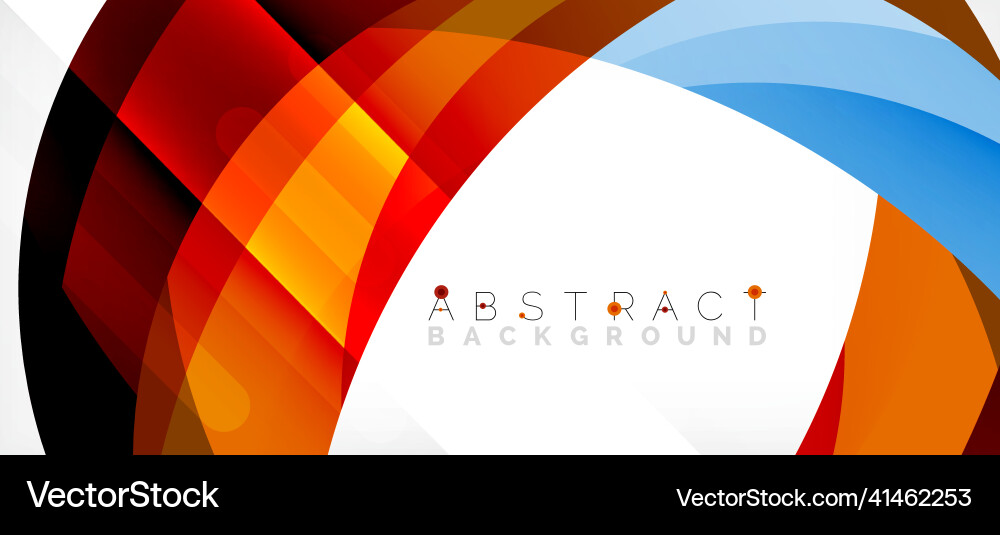 Geometric abstract background circle created Geometric abstract background circle created Vector Image