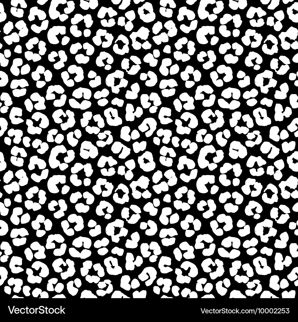 Leopard Print Seamless Pattern Vector Image