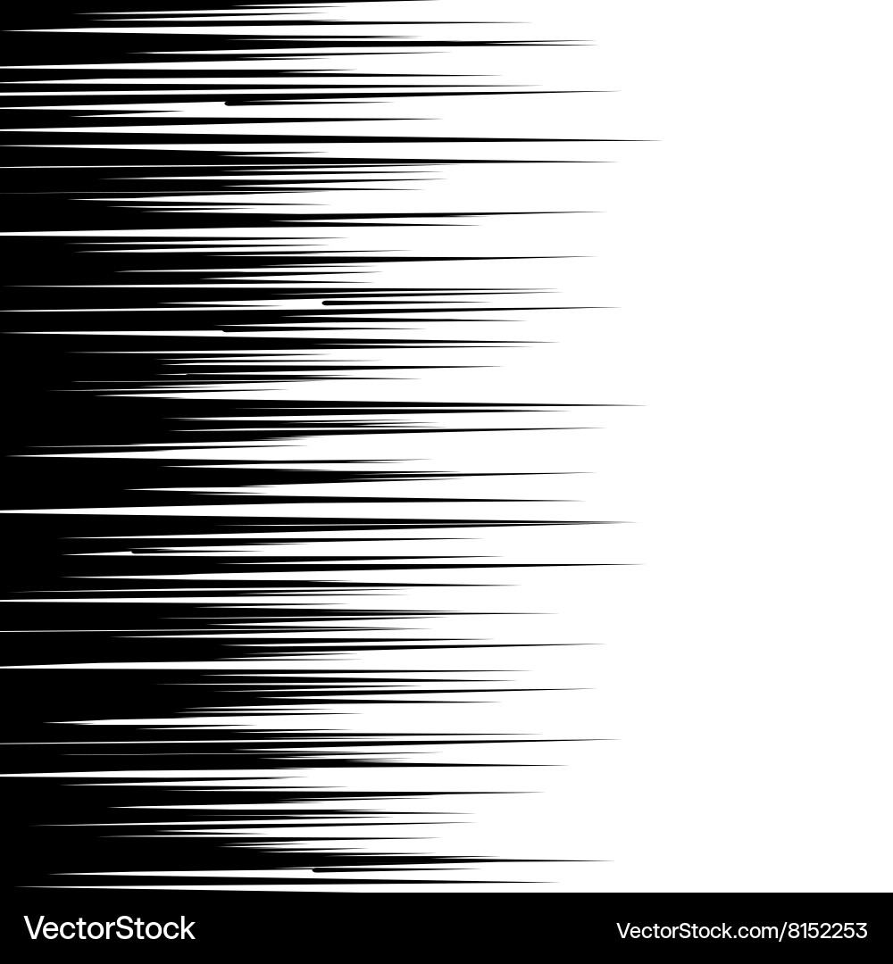 Manga Speed Lines - Flash Effect Vector Image