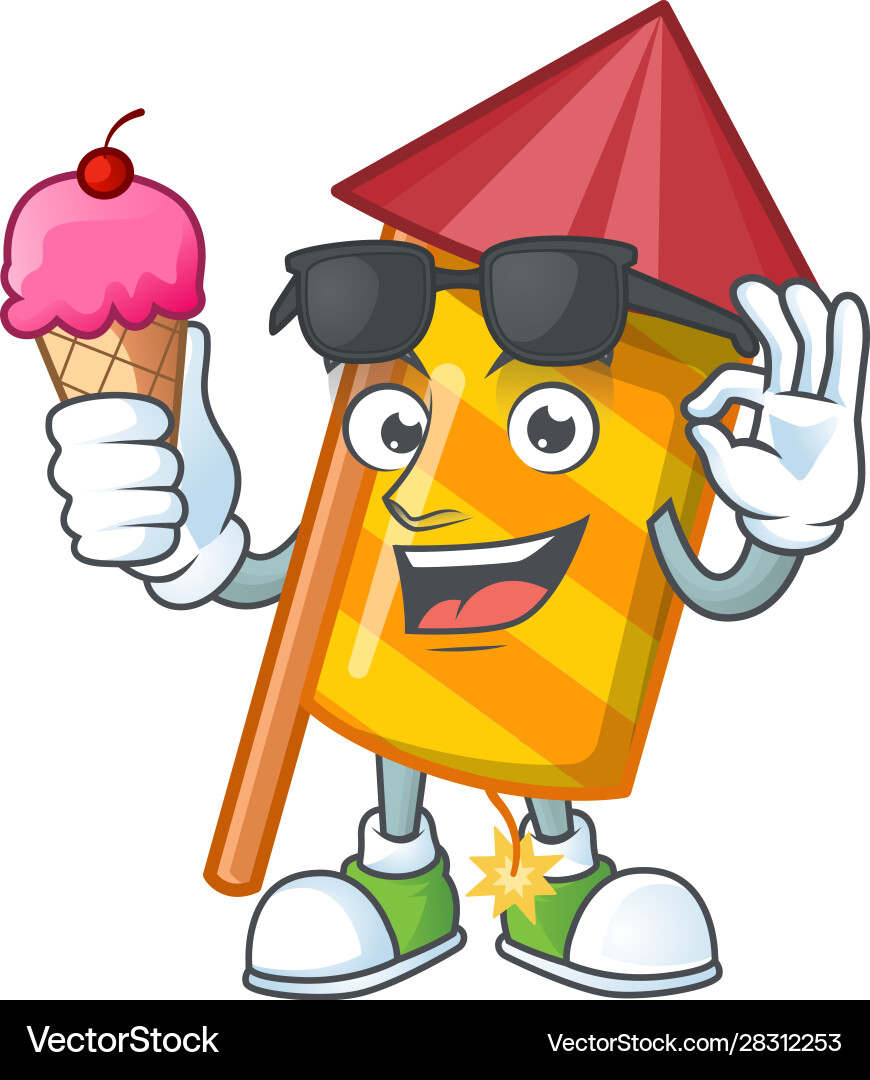 Mascot Charakter mit gelben Streifen Mascot Charakter mit gelben Streifen vektorbild