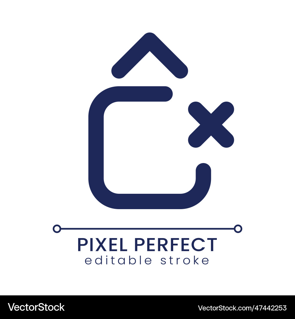 Remove jump animation effect pixel perfect linear Remove jump animation effect pixel perfect linear vector image