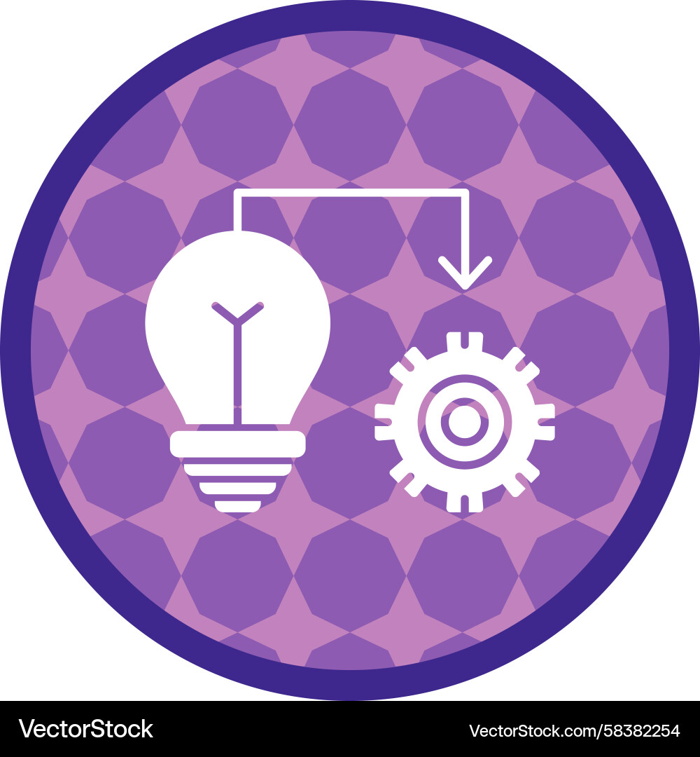 Action Implementation Icon Vector Image
