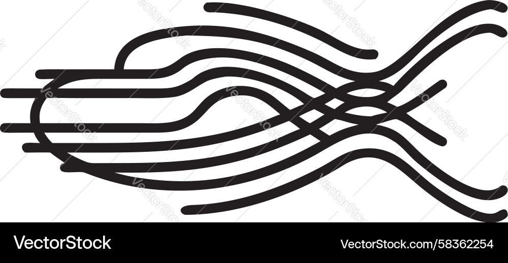 Dynamic Intertwined Lines Vector Image