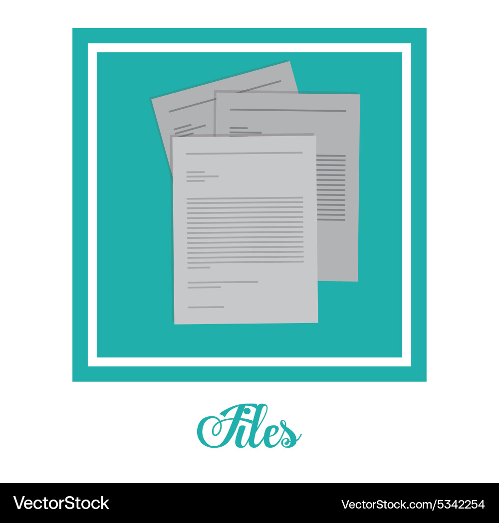 Files design Vector Image