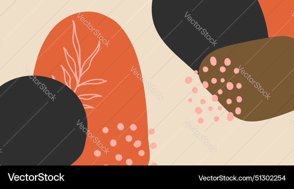 Seamless pattern boho background with shapes Seamless pattern boho background with shapes vector image