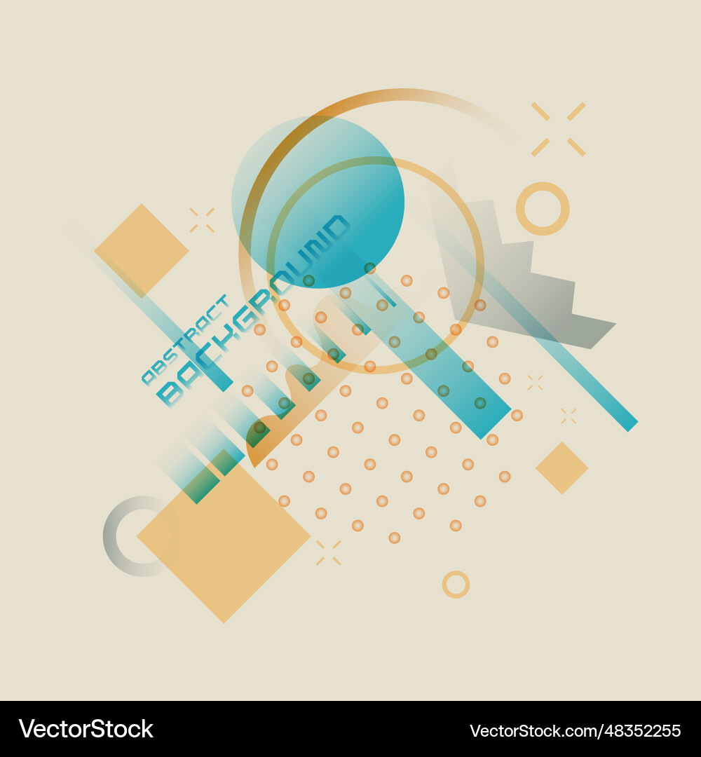 Abstract background with simple elements an image vector image