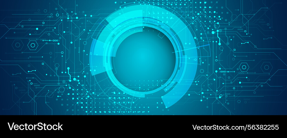 Circuit abstract background for science Vector Image