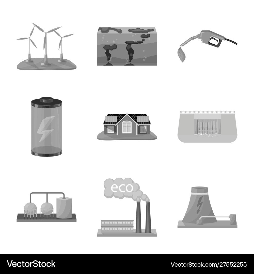 Isolated object renewable and environment Isolated object renewable and environment Vector Image