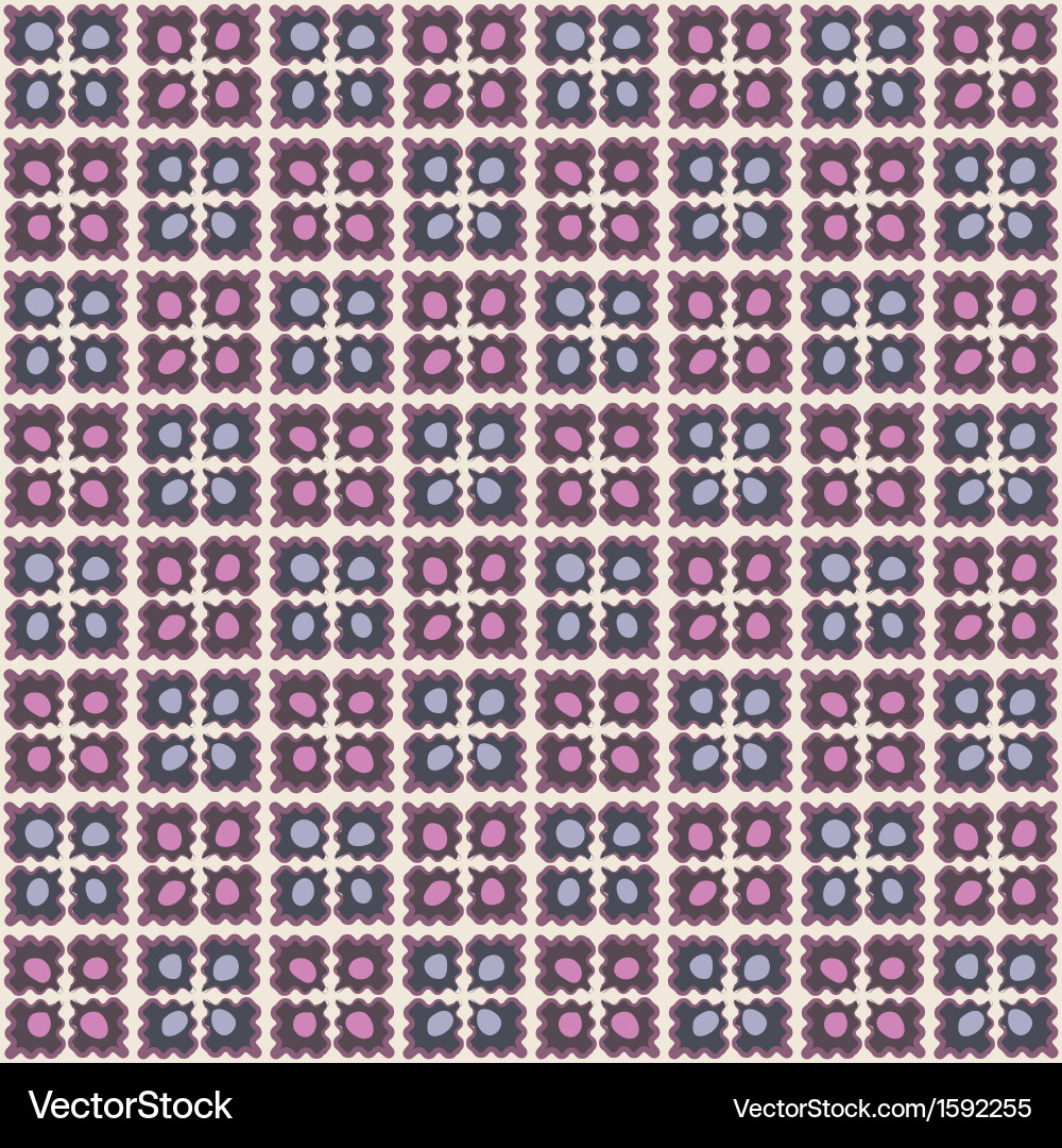 Seamless tiled pattern wallpaper background Vector Image