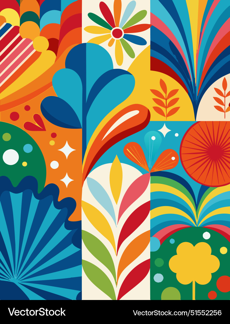Abstract background with lines and colors vector image