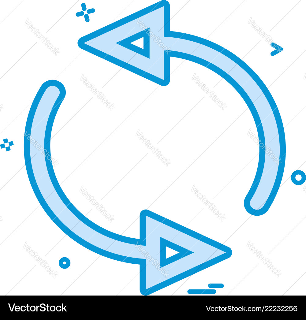 Arrow circle l rotate icon design Arrow circle l rotate icon design vector image