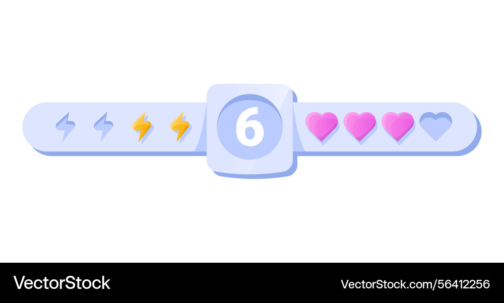 Game ui button mobile application Game ui button mobile application vector image