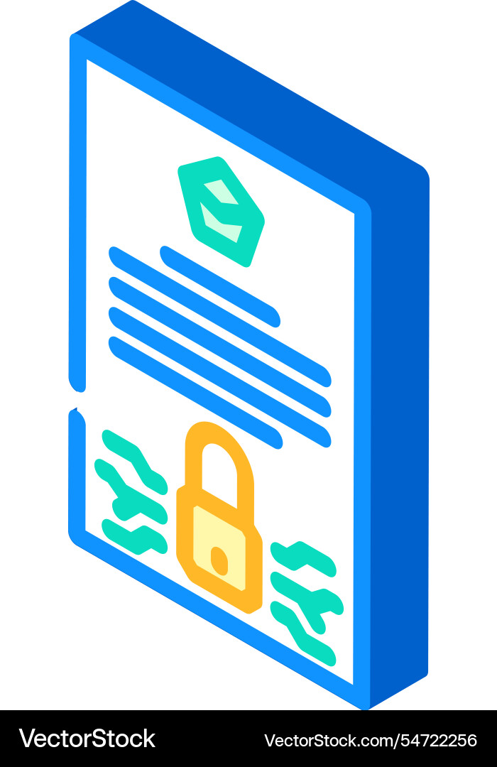 Immutable record decentralized application Immutable record decentralized application vector image