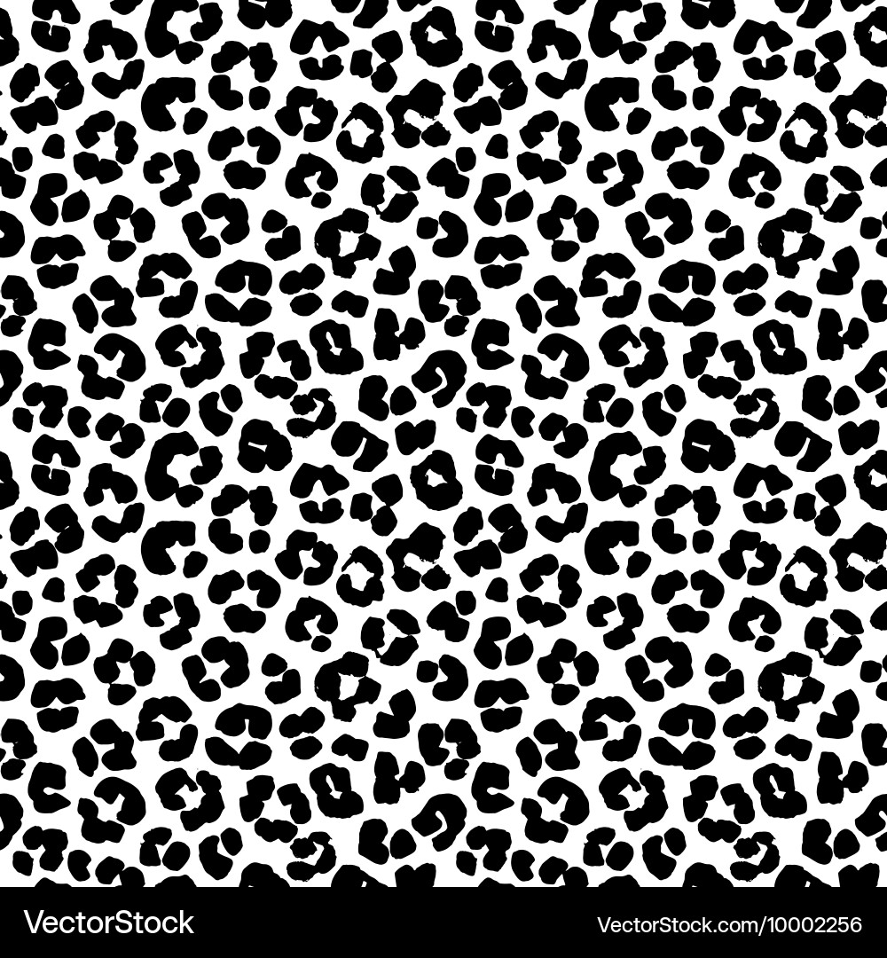 Leopard Print Seamless Pattern Vector Image