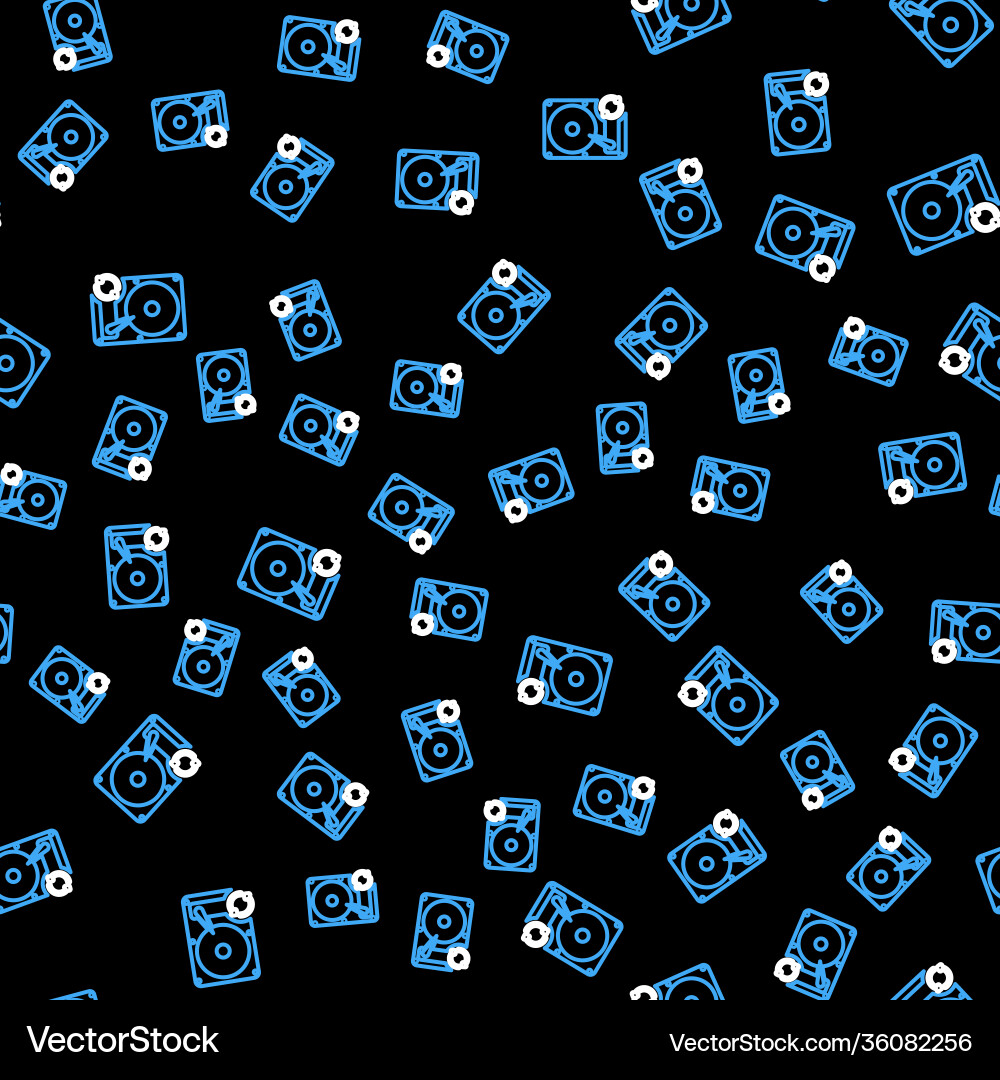 Line hard disk drive hdd sync refresh icon Line hard disk drive hdd sync refresh icon vector image