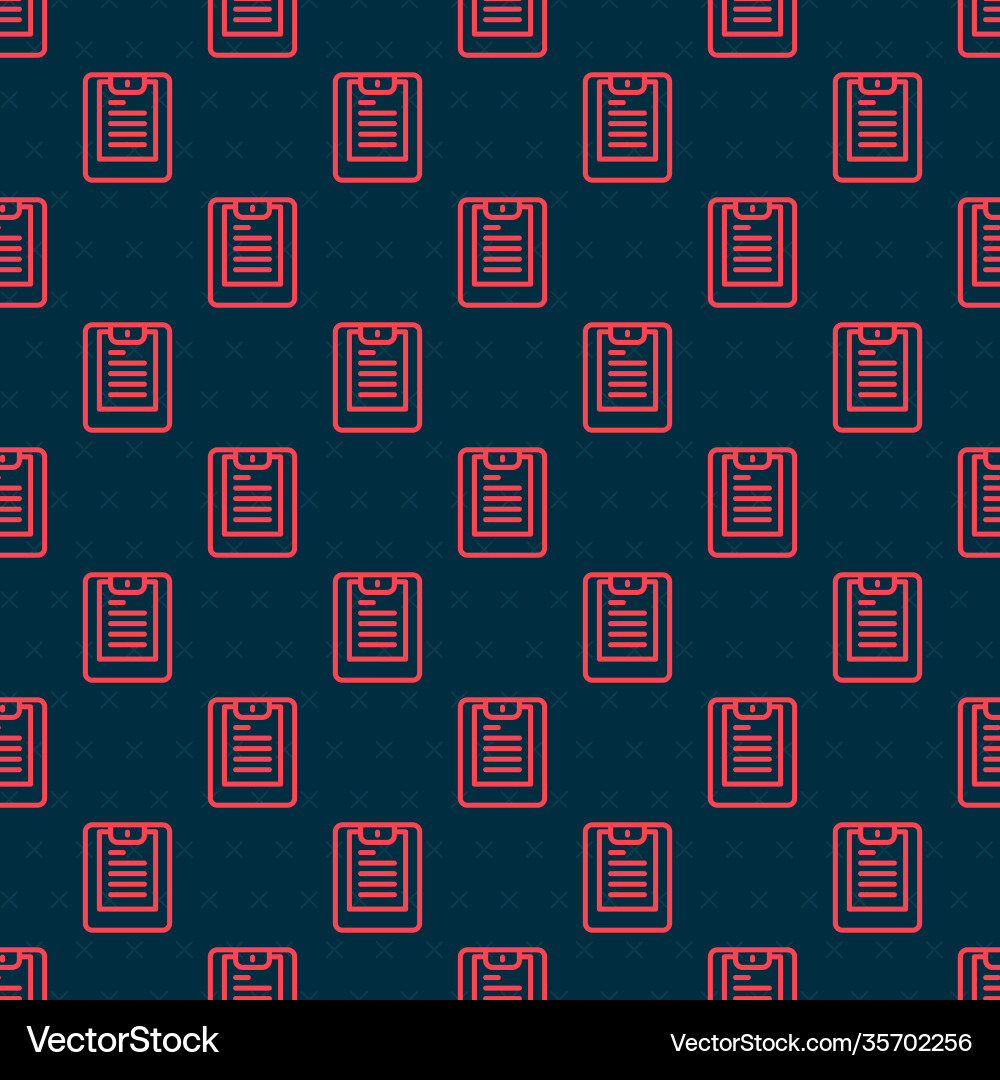 Red line server data report icon isolated Red line server data report icon isolated vector image